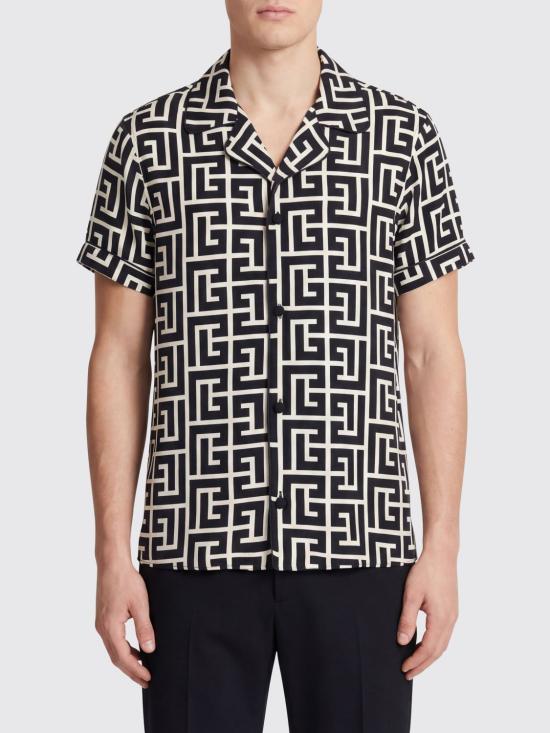 26SS 발망 반팔 셔츠 FH1HN011VD01 GFE Ivory