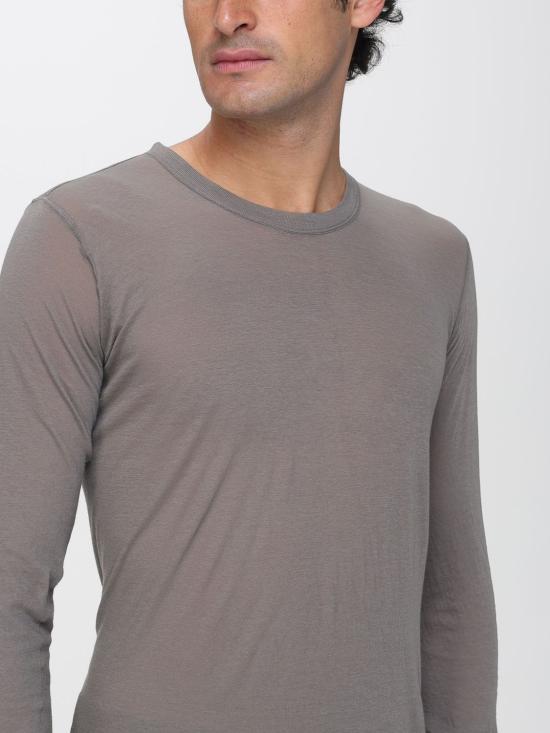 26SS 릭 오웬스 반팔 티셔츠 RU01F2252UC 34 Grey - RICK OWENS