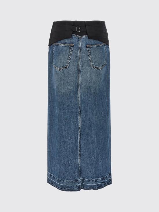 25FW 스텔라 맥카트니 데님 스커트 6D02693SPH68 4149 Denim - STELLA MCCARTNEY