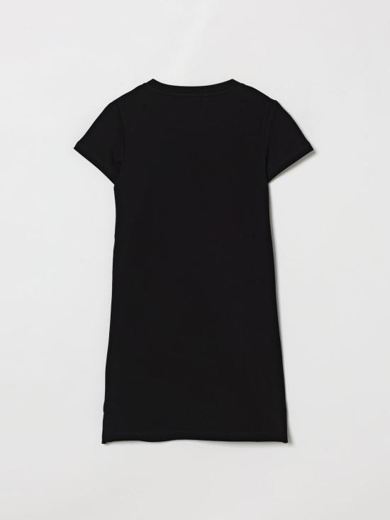 26SS [키즈] 모스키노 원피스 HDV0HYLDA25 60100 Black - MOSCHINO