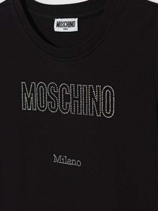 26SS [키즈] 모스키노 원피스 HDV0HYLDA25 60100 Black - MOSCHINO