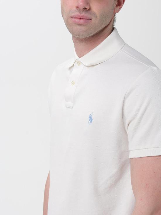 26SS 폴로 랄프로렌 폴로 티셔츠 710680784 519 Cream - POLO RALPH LAUREN