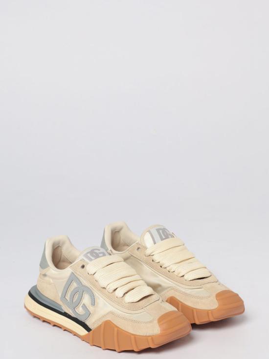 26SS 돌체앤가바나 DG 애슬레틱 패브릭 스니커즈 CK2384A6H63 8J031 Beige - DOLCE & GABBANA