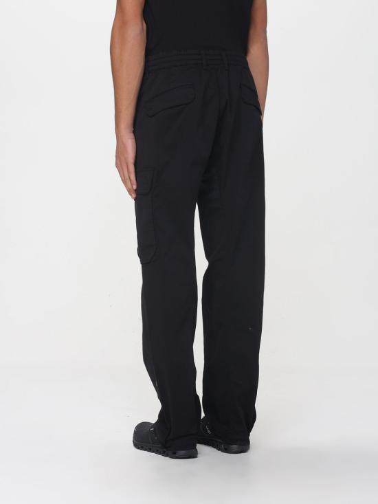 26SS 씨피 컴퍼니 스트레치 사틴 레귤러 카고 팬츠 20CMPA135A005694G 999 Black - C.P. COMPANY