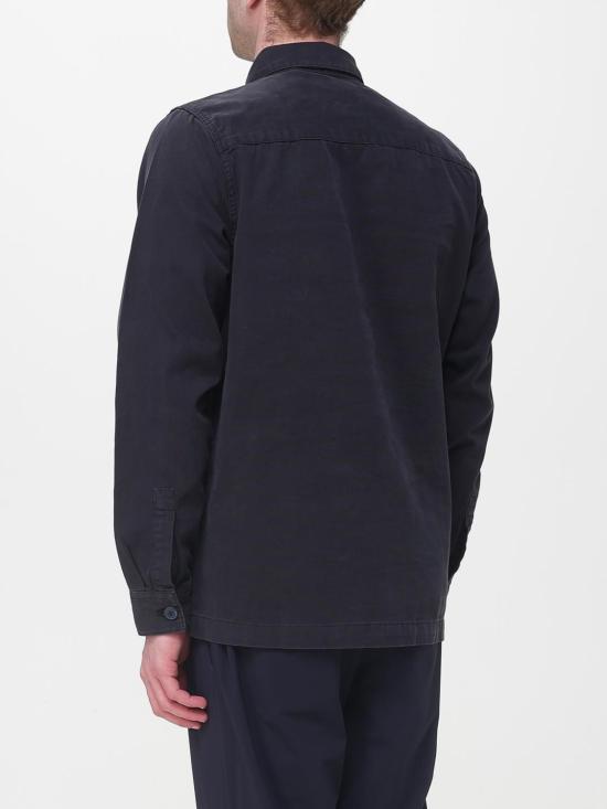 26SS 바버 워시드 코튼 오버셔츠 MOS0281 NY91 Blue - BARBOUR