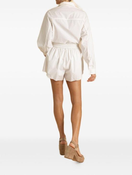  짐머만 숏팬츠 지머만 데이라이트 코튼 쇼츠 아이보리 - ZIMMERMANN