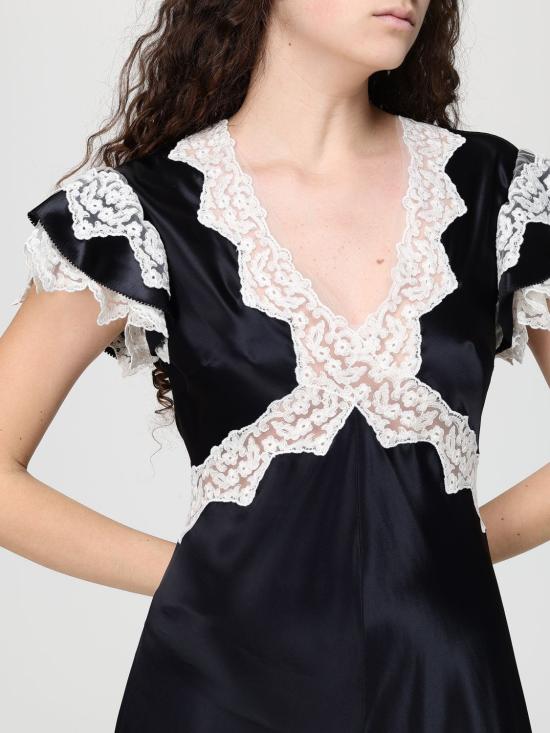 26SS 알베르타 페레티 롱 원피스 04221627 1555 Black - ALBERTA FERRETTI