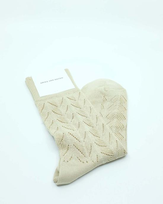  드리스 반 노튼 양말 Dries Van Noten 코튼  베이지