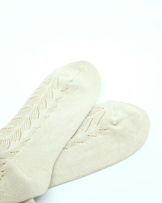  드리스 반 노튼 양말 Dries Van Noten 코튼  베이지 - DRIES VAN NOTEN