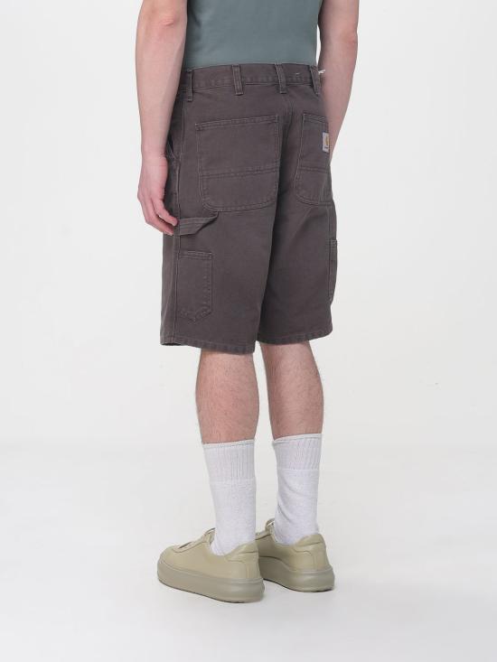26SS 칼하트 WIP 싱글 니 쇼츠 I034797 3IS4O Brown - CARHARTT WIP