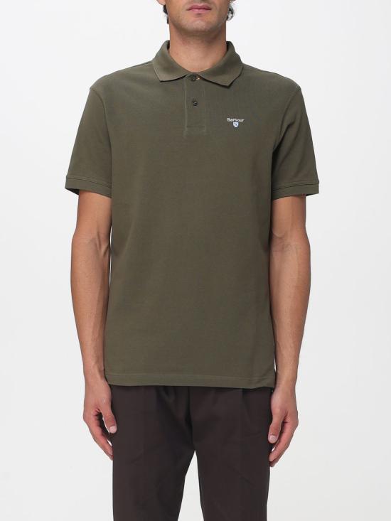 26SS 바버 폴로 티셔츠 MML0012 OL51 Green