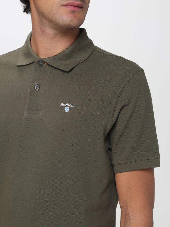 26SS 바버 폴로 티셔츠 MML0012 OL51 Green - BARBOUR