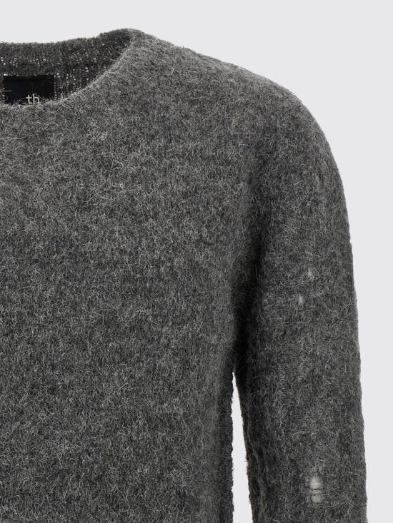 25FW 톰크롬 스웨터 MK122 DARKGREYMELAR Grey - THOM KROM