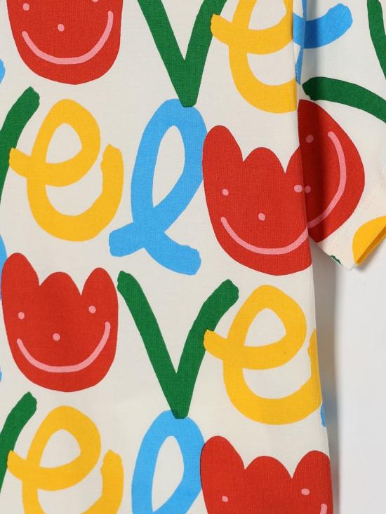 26SS [키즈] 스텔라 맥카트니 티셔츠 TY8101Z3561 101MC Ivory - STELLA MCCARTNEY