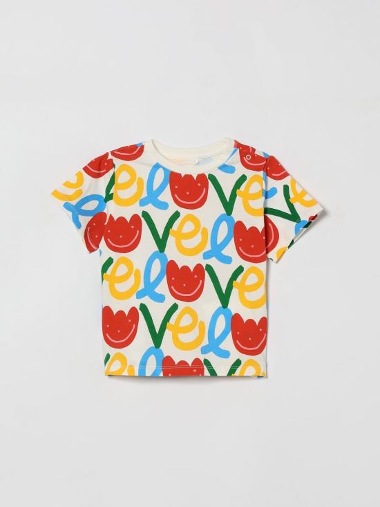 26SS [키즈] 스텔라 맥카트니 티셔츠 TY8101Z3561 101MC Ivory