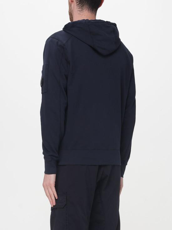 26SS 씨피 컴퍼니 집 후드 렌즈 스웨트셔츠 20CMSS081A002246G 888 Blue - C.P. COMPANY