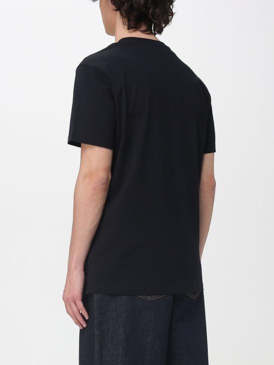 26SS 모스키노 반팔 티셔츠 07067040 0555 Black - MOSCHINO