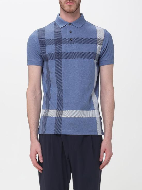 26SS 바버 폴로 티셔츠 MML1117 BL15 Navy