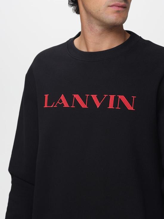 26SS 랑방 긴팔 티셔츠 RMSS0001F300H25 10 Black - LANVIN