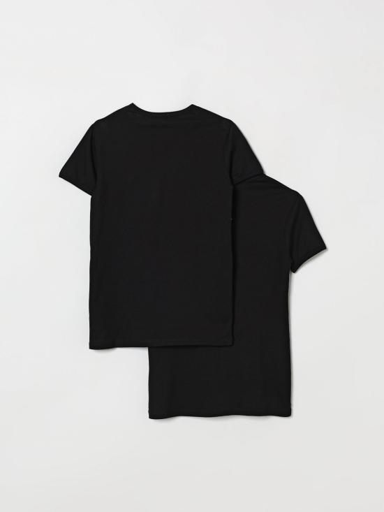 26SS [키즈] 돌체앤가바나 티셔츠 L4J703ON00H N0000 Black - DOLCE & GABBANA