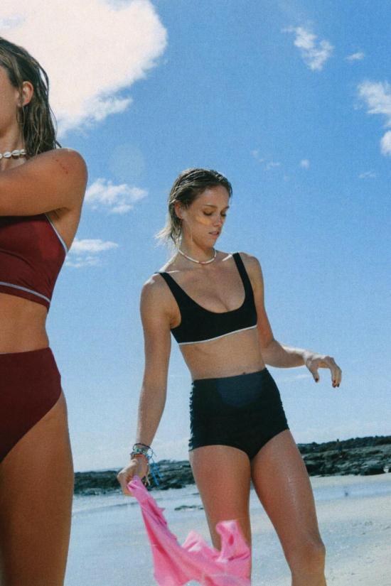  Salt Gypsy 비키니 수영복 솔트 집시 브라렛 비키니 탑 블랙 - OTHER BRANDS