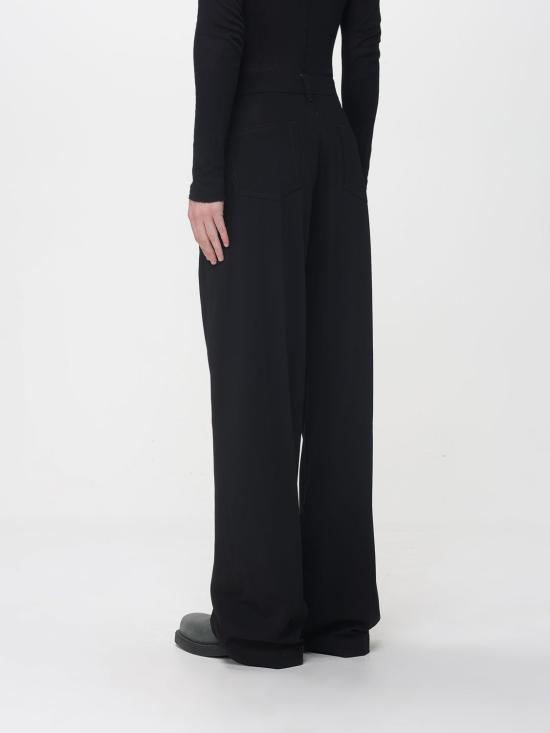 26SS 릭 오웬스 스트레이트 팬츠 RR01F2333WLP 09 Black - RICK OWENS