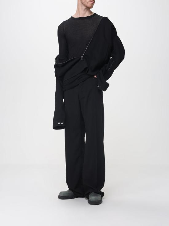26SS 릭 오웬스 스트레이트 팬츠 RR01F2333WLP 09 Black - RICK OWENS