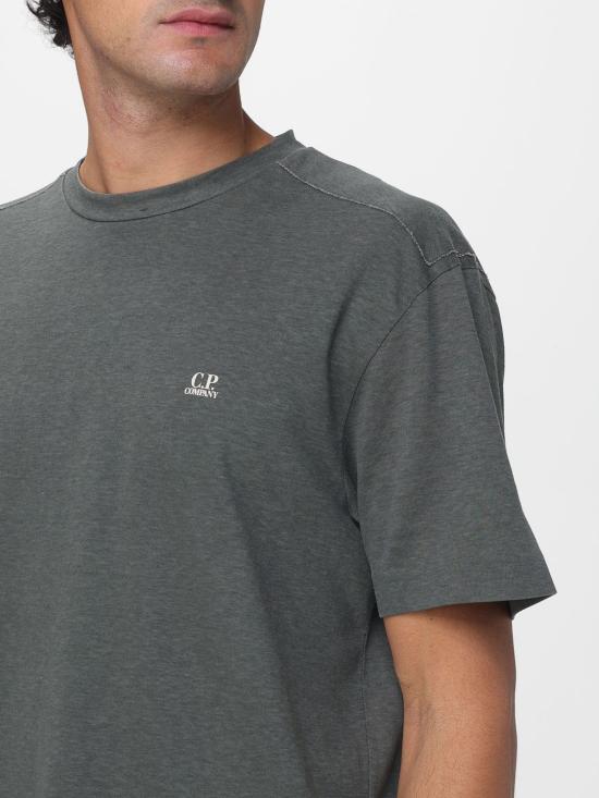 26SS 씨피 컴퍼니 반팔 티셔츠 20CMTS192A110643P 921 Grey - C.P. COMPANY