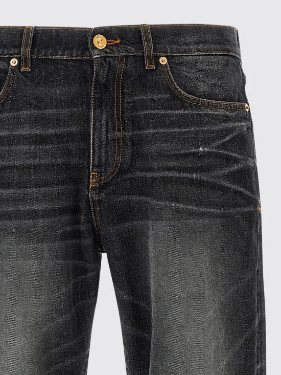 25FW 베르사체 데님 팬츠 10194621A15197 1D810 Black - VERSACE