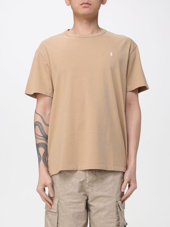 26SS 폴로 랄프로렌 반팔 티셔츠 710916698 037 Camel