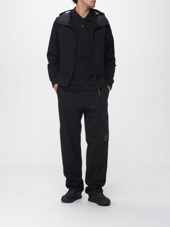 26SS 씨피 컴퍼니 폴로 티셔츠 20CLPL022A005263W 999 Black - C.P. COMPANY