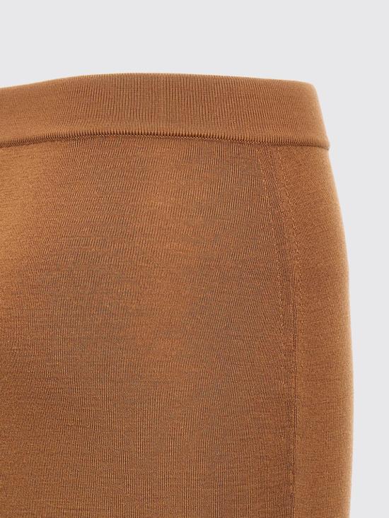 25FW 생로랑 미디 스커트 809129Y76WQ 2684 Brown - SAINT LAURENT