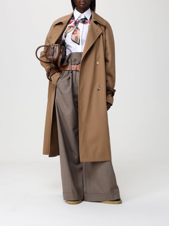 26SS 모스키노 트렌치 코트 06030517 0145 Brown - MOSCHINO