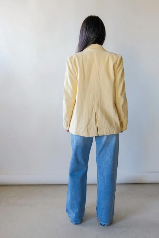  아크네 스튜디오 수트 자켓 코듀로이 블레이저 버터 - ACNE STUDIOS