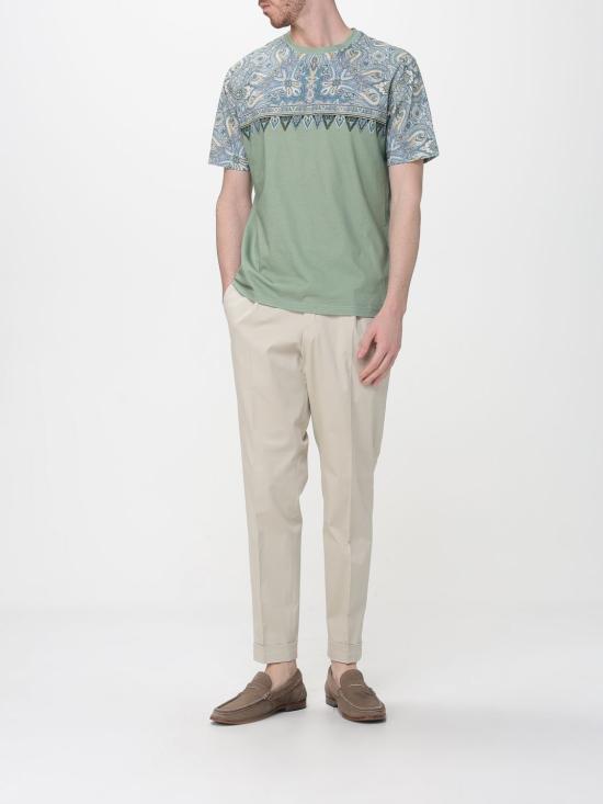 26SS 에트로 반팔 티셔츠 MRMA0002AKI12 X0890 Green - ETRO