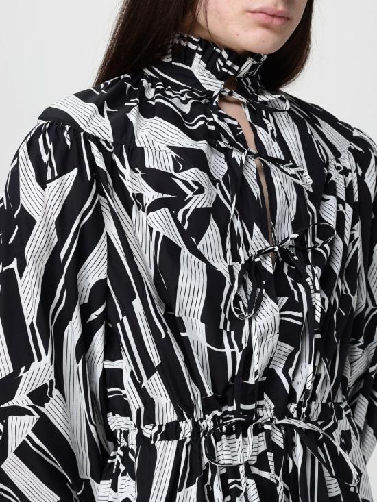 26SS 드리스 반 노튼 롱 원피스 2611310563003 900 Black - DRIES VAN NOTEN