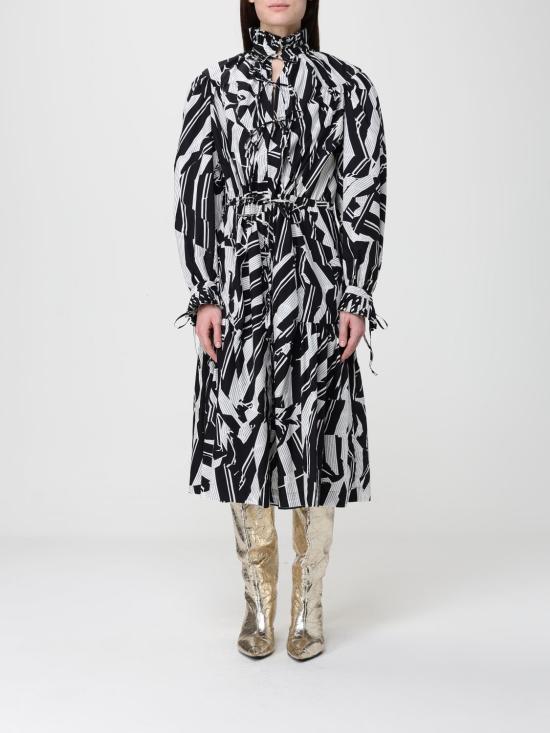 26SS 드리스 반 노튼 롱 원피스 2611310563003 900 Black