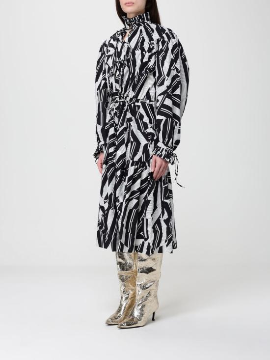 26SS 드리스 반 노튼 롱 원피스 2611310563003 900 Black - DRIES VAN NOTEN