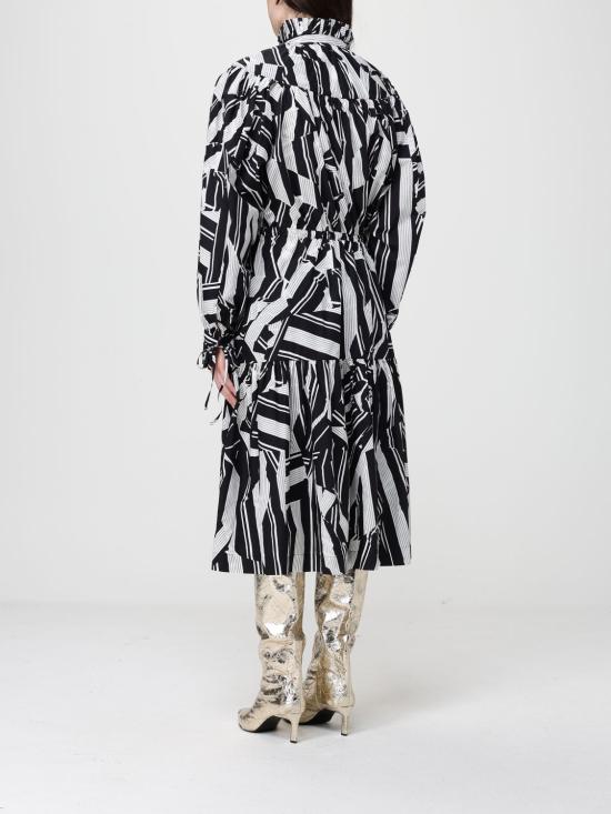 26SS 드리스 반 노튼 롱 원피스 2611310563003 900 Black - DRIES VAN NOTEN