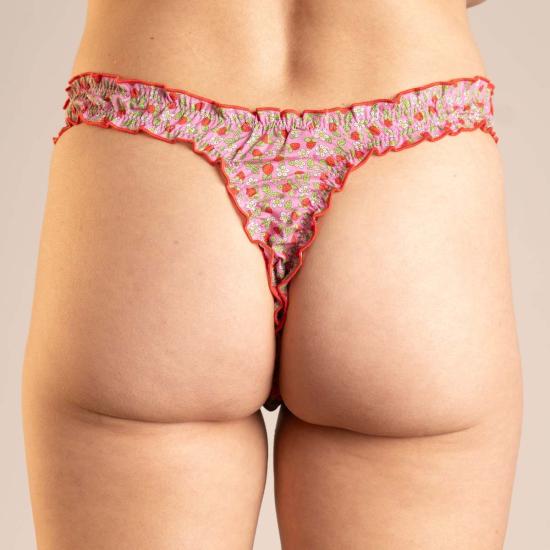  르 부두아르 로스앤젤레스 팬티 라 엘리자베스 리버티 오브 런던 코튼  딸기 - LE BOUDOIR LOS ANGELES