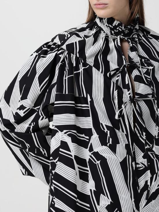 26SS 드리스 반 노튼 블라우스 2611307163003 900 Black - DRIES VAN NOTEN