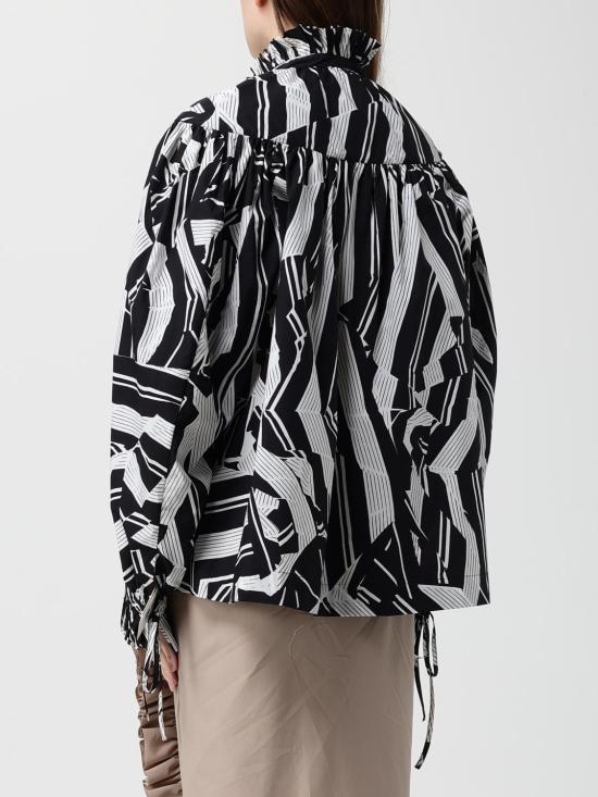 26SS 드리스 반 노튼 블라우스 2611307163003 900 Black - DRIES VAN NOTEN