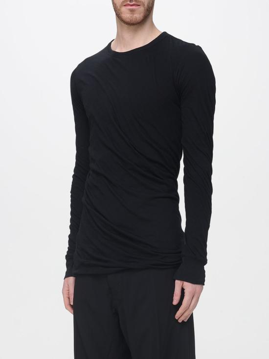 26SS 릭 오웬스 반팔 티셔츠 RU01F2257UCDB 09 Black - RICK OWENS