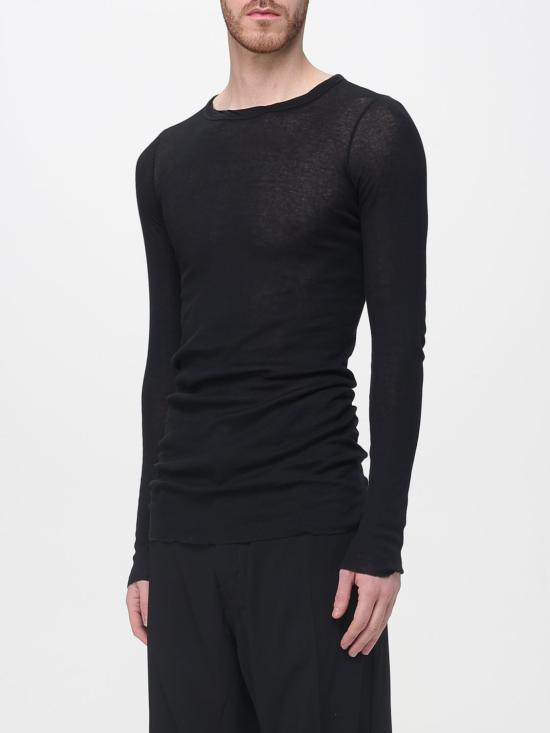 26SS 릭 오웬스 반팔 티셔츠 RU01F2250MR 09 Black - RICK OWENS