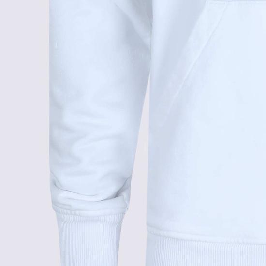  아미 긴팔 티셔츠 알렉상드르 마티우시 코튼 스웨트셔츠 화이트 - AMI