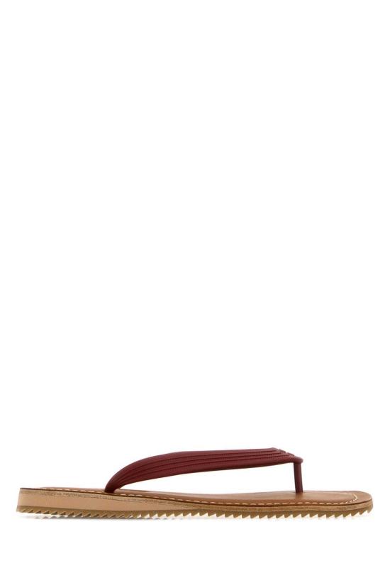  미우미우 뮬/슬리퍼 고무 끈 슬리퍼 아마란토