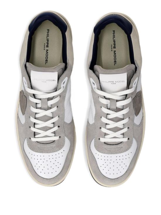 26SS 필립모델 드레스 슈즈 PGLU VD02 Blanc bleu - PHILIPPE MODEL