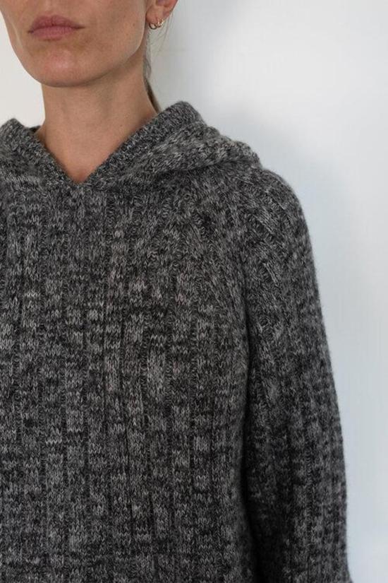  일레븐 식스 스웨터 라라 후드티  솔트 앤 페퍼 - ELEVEN SIX