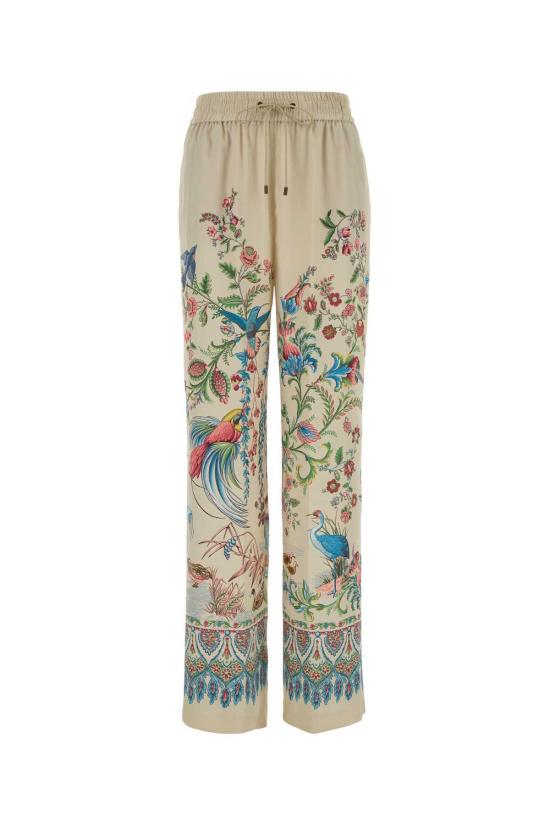  에트로 팔라초 팬츠 프린트 새틴  X0802