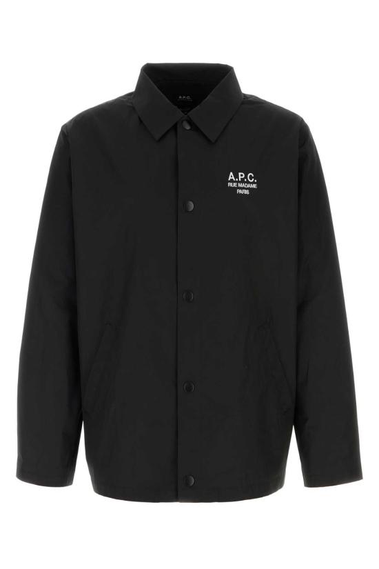  아페쎄 자켓 A.P.C. 블랙 폴리에스터 재킷 블랙